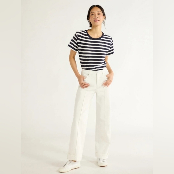 Free Assembly Denim - Free Assembly Women's Wide Leg High Rise